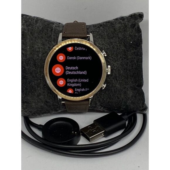 Fossil Gen 4 Authentic Digital Dial Smart Watch Custom Band FTW6016 BA315 - Picture 1 of 12